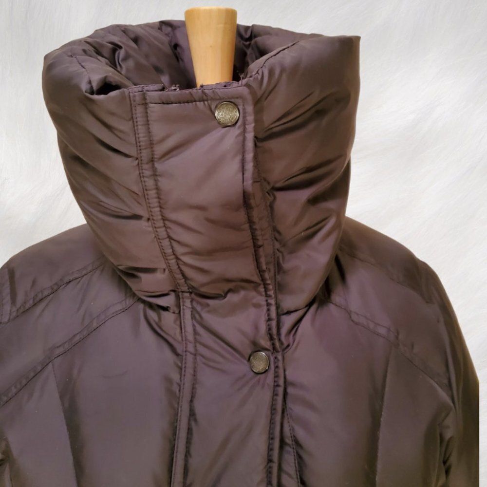 Cole Haan Knee-Length Black (80%) Down Puffer Coat Size M - Picture 9 of 16